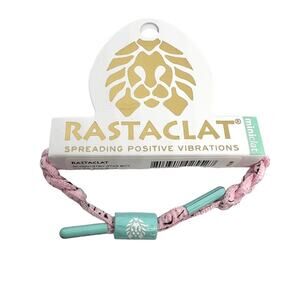 Rastaclat pink teal star boy bracelet miniclat NWT